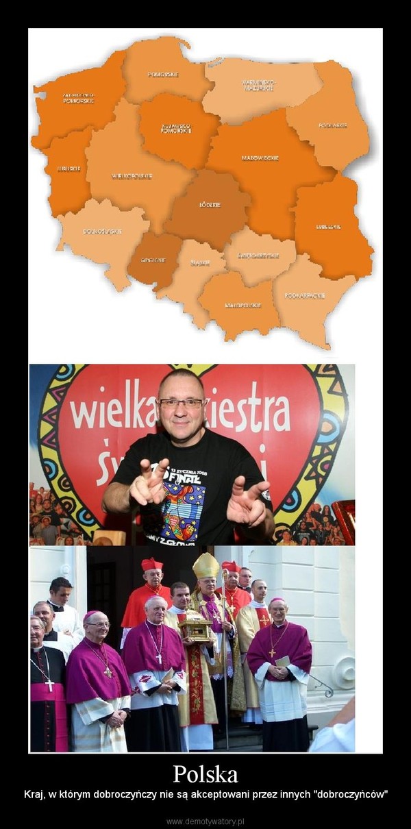 Polska – Kraj, w którym dobroczyńczy nie są akceptowani przez innych "dobroczyńców" 