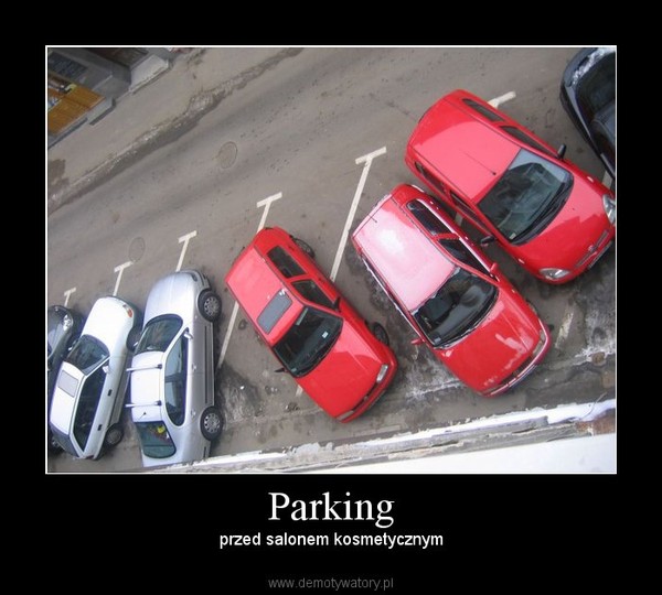Parking – przed salonem kosmetycznym 
