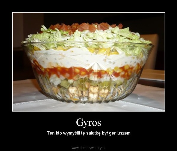 Gyros – Ten kto wymyślił tę sałatkę był geniuszem 