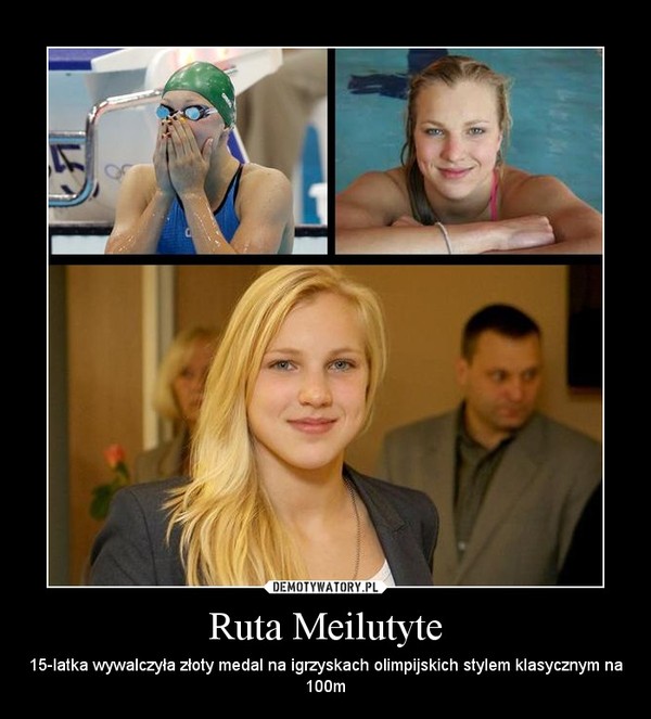 Ruta Meilutyte – 15-latka wywalczyła złoty medal na igrzyskach olimpijskich stylem klasycznym na 100m 