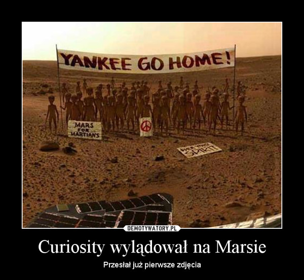 Curiosity wylądował na Marsie