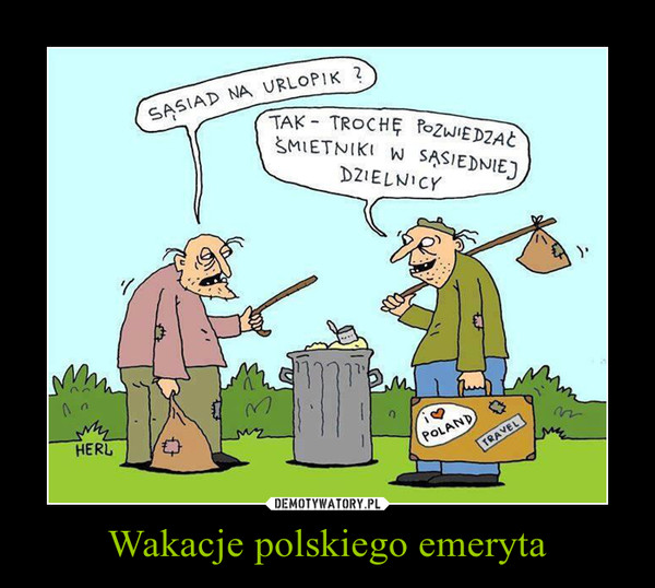 Wakacje polskiego emeryta