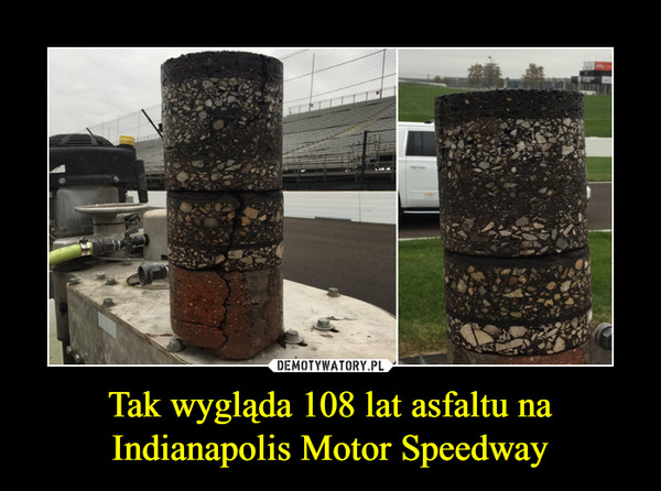 Tak wygląda 108 lat asfaltu na Indianapolis Motor Speedway –  