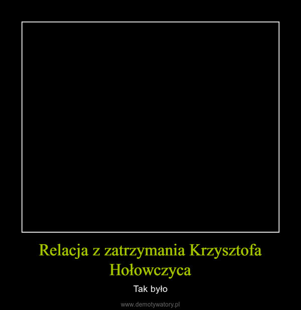 Relacja z zatrzymania Krzysztofa Hołowczyca – Tak było 