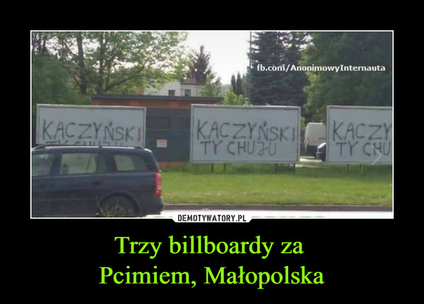 Trzy billboardy za 
Pcimiem, Małopolska