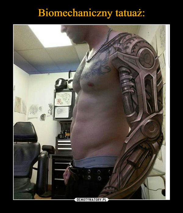 Biomechaniczny tatuaż: