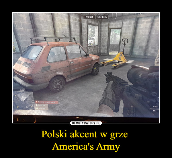 Polski akcent w grze America's Army –  