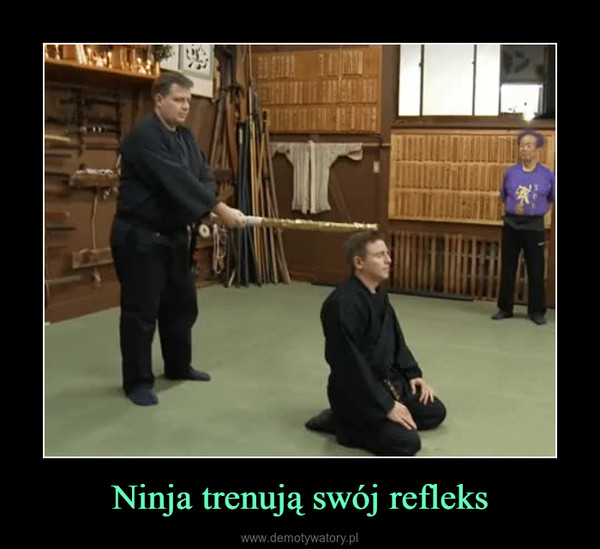 Ninja trenują swój refleks –  
