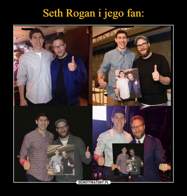 Seth Rogan i jego fan: