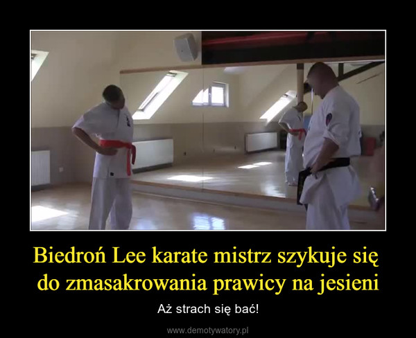 Biedroń Lee karate mistrz szykuje się do zmasakrowania prawicy na jesieni – Aż strach się bać! 