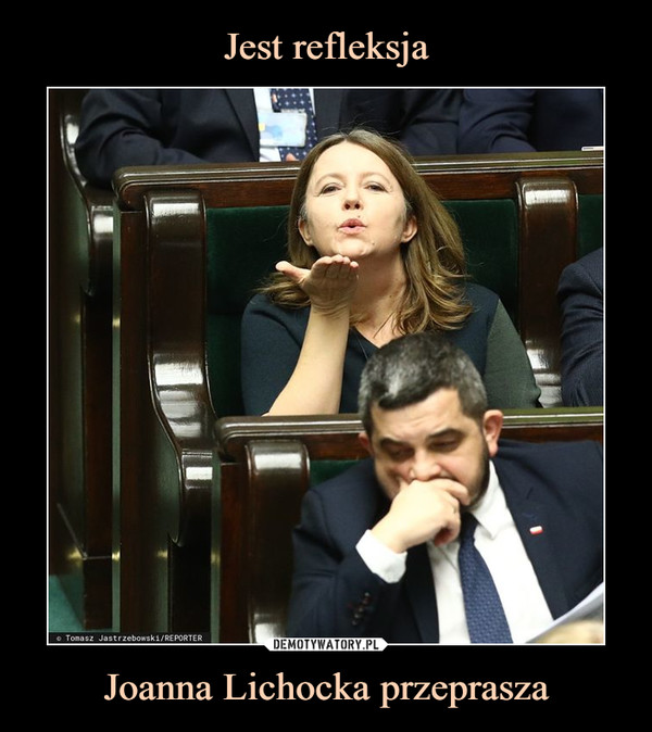 Joanna Lichocka przeprasza –  