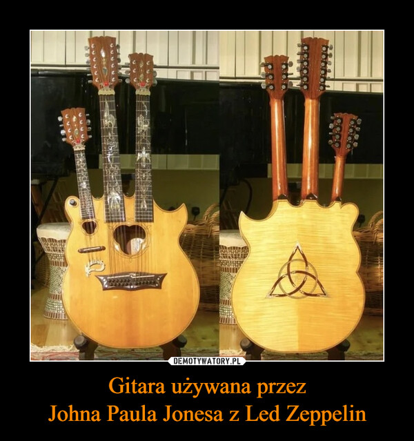 Gitara używana przez
Johna Paula Jonesa z Led Zeppelin
