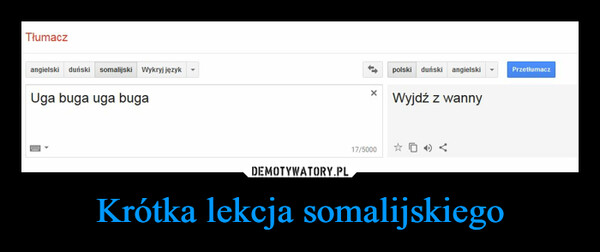 Krótka lekcja somalijskiego –  