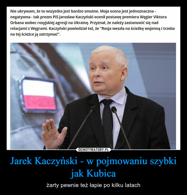 Jarek Kaczyński - w pojmowaniu szybki jak Kubica