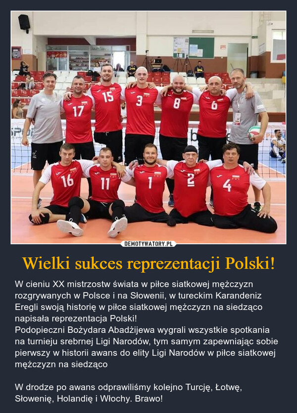 Wielki sukces reprezentacji Polski!