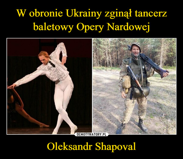Oleksandr Shapoval –  