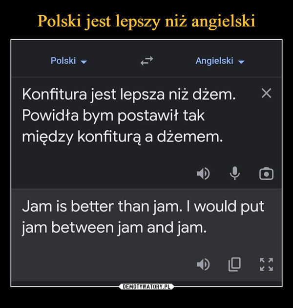 Polski jest lepszy niż angielski
