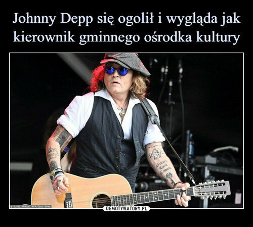 Johnny Depp się ogolił i wygląda jak kierownik gminnego ośrodka kultury