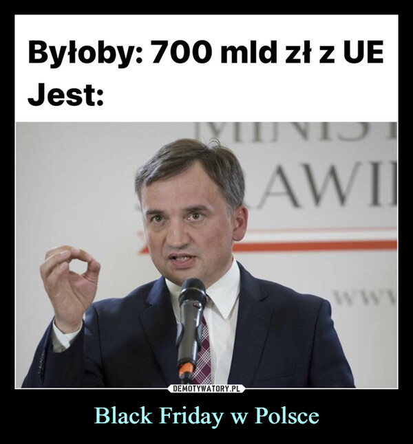 Black Friday w Polsce –  Byłoby: 700 mld zł z EU