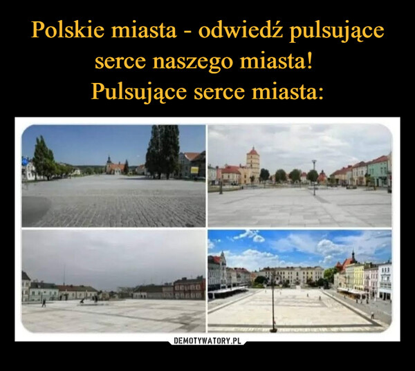 Polskie miasta - odwiedź pulsujące serce naszego miasta! 
Pulsujące serce miasta: